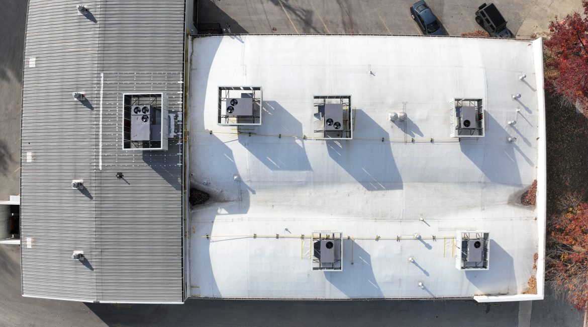 non penetrating rooftop hvac screens 