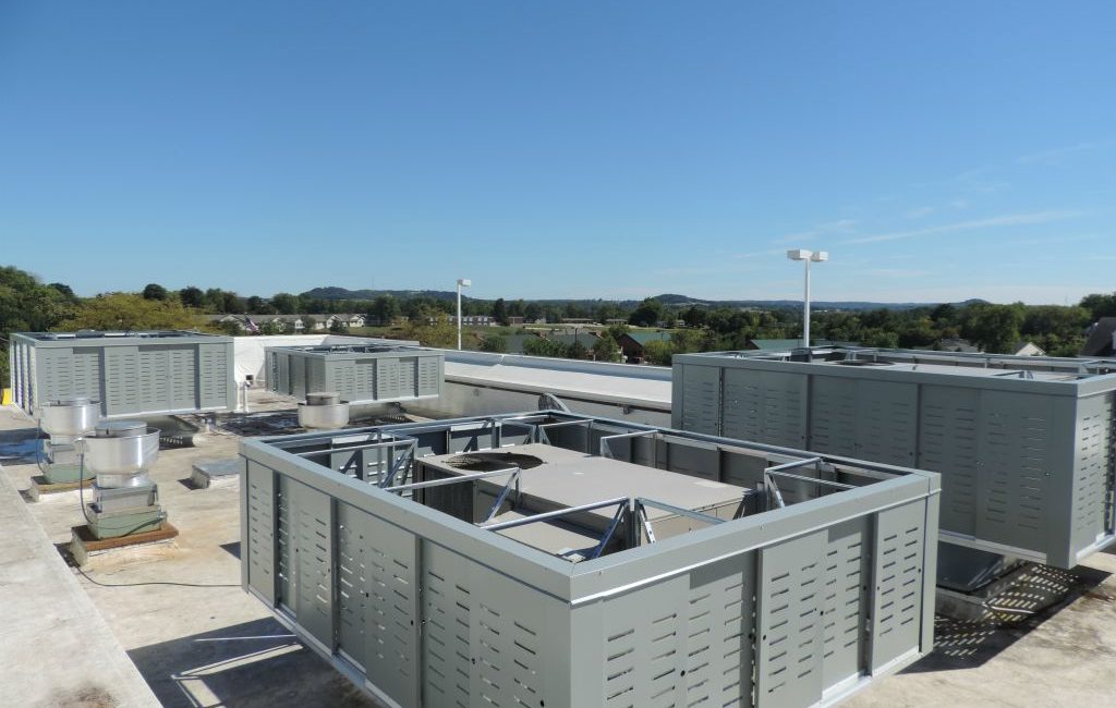 building code rooftop screens