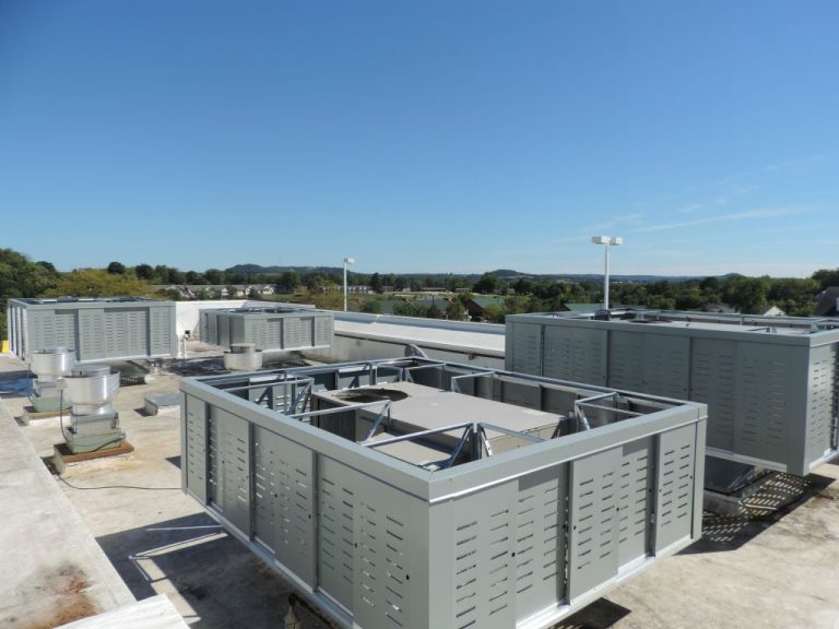 building code rooftop screens