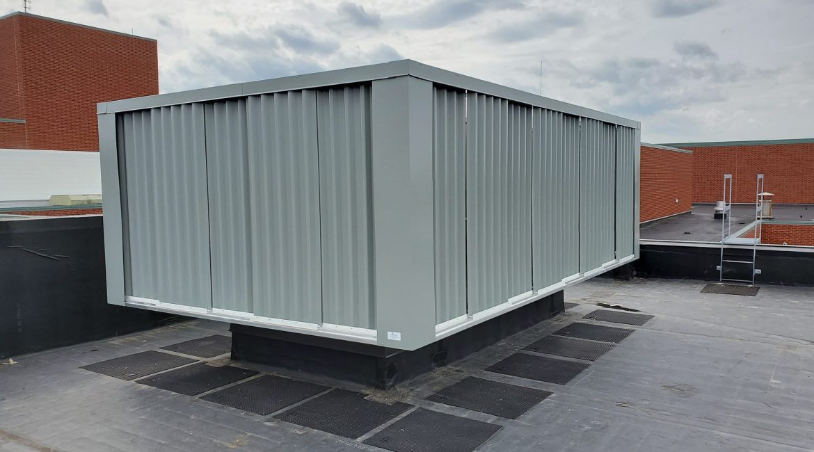 rooftop mechanical screen types 