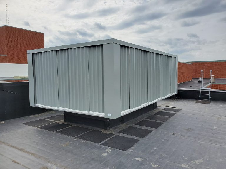 rooftop mechanical screen types 