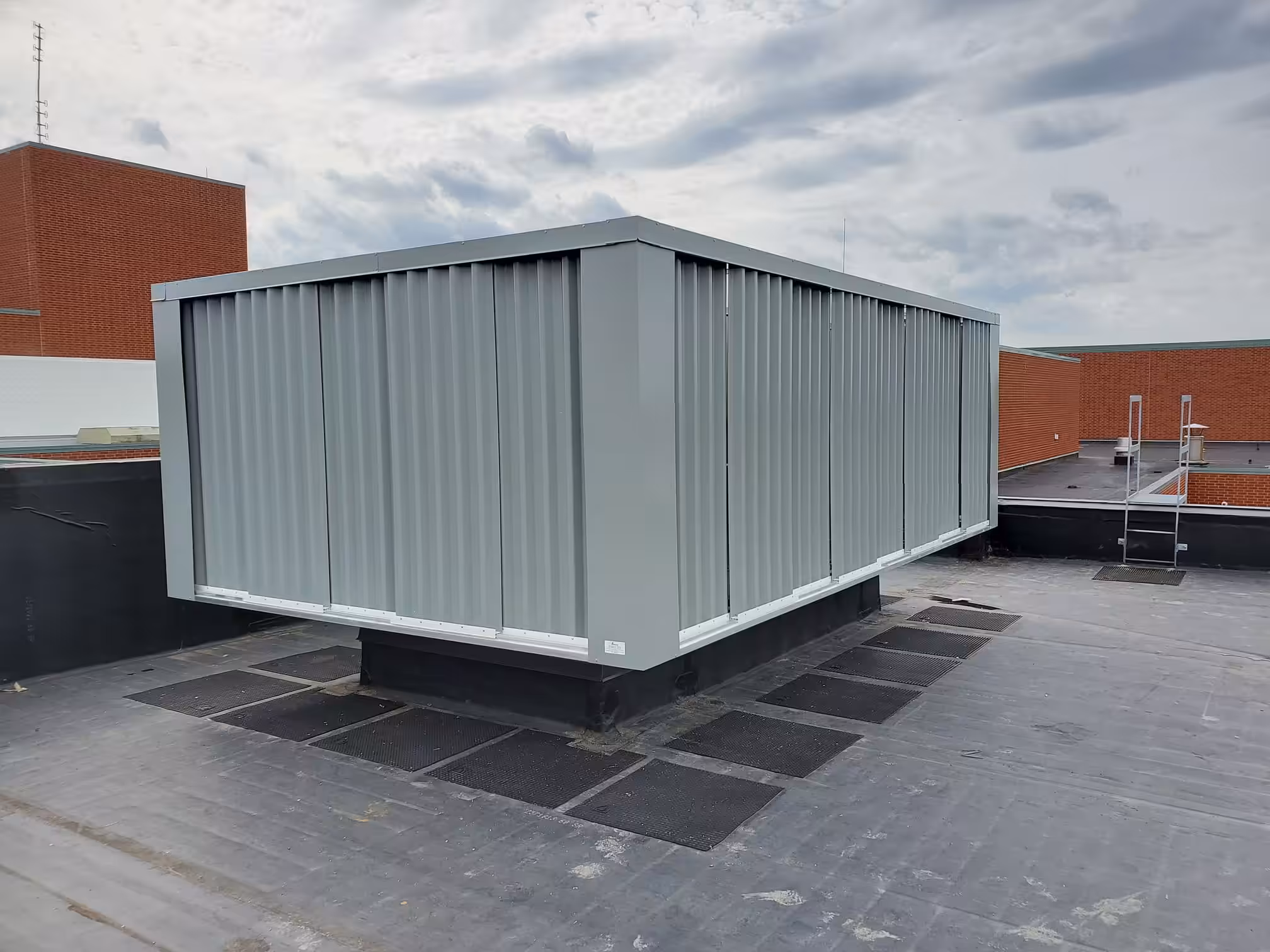 rooftop mechanical screen types 