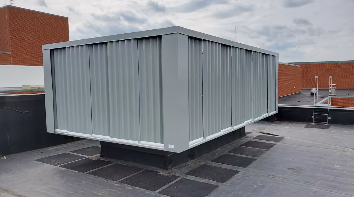 rooftop equipment screens 